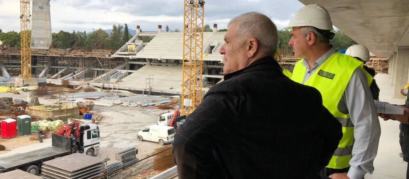 ΑΕΚ: Στην «Αγιά Σοφιά» ο Δημήτρης Μελισσανίδης - Επιθεωρεί το έργο (βίντεο)